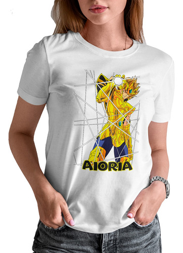 Playera Aioria De Leo Anime Los Caballeros Del Zodiaco #18