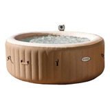 Piscina Inflável Fiber Spa&ofuro 795l Intex - Marrom-escuro