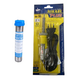 Kit Ferro Solda Hikari Plus  30, 40 Ou 60w + 1 Estanho 25 Gr