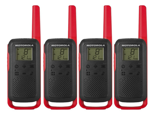 4 Radio Comunicador Motorola Walk Talk T210 Br Longo Alcance