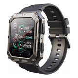 Smartwatch Carrello C20 Pro Tactic Militar Outdoor - Llamadas, Bluetooth, Fitness, Reloj Inteligente, Modos Deportivos, Notificaciones - Color Negro