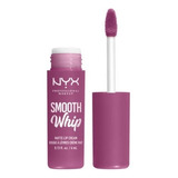 Labial Nyx Smooth Whip Matte Cream Color Snuggle Sesh 4 Ml Acabado Mate