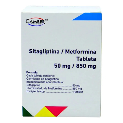 Sitagliptina Metformina 50\u002F850 Mg Con 112 Tabletas | Envío gratis