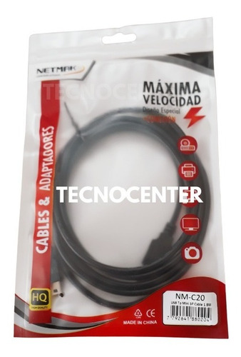 Cable Usb De Datos Usb A Mini Usb 1,8mts Kolke Original