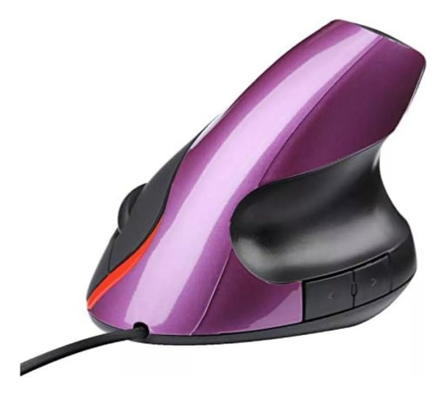 Mouse Vertical Ergonómico Alambrico Cable Optico 5 Bot