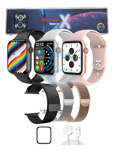 Smartwatch Lançamento Watch X Tela Amoled Chat Gpt 45mm Top