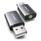 Jsaux - Paquete De 2 Adaptadores De Audio Usb A Conector De.