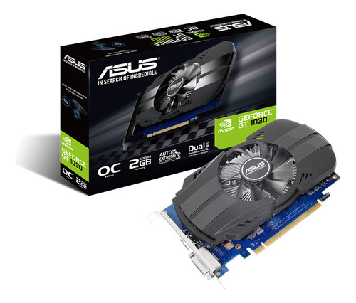 Tarjeta De Video Nvidia Asus Phoenix Geforce Gt 1030 Oc 2gb