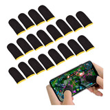 Kit 20 Peças Luvas De Dedo Gamer Anti Suor Para Celular Jogo