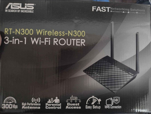 Access Point, Repetidor, Router Asus Rt-n300 B1  110v/240v