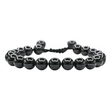 Pulsera De Turmalina Negra Mujeres Regalos Hombres Puls...