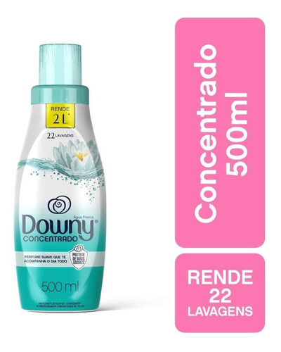 Amaciante Downy Concentrado Água Fresca 500ml