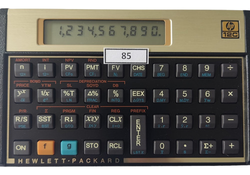 Calculadora Financeira Hp 12c Gold Português Modelo 85