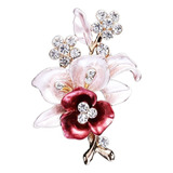 Mujeres Hombres Flor Broche De Solapa Insignia Pin