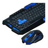 Teclado + Mouse Inalámbrico Gamer Combo Kit