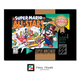 Pôster Capa Super Mario All Stars Players Choice Snes