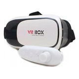 Oculos De Realidade Virtual 3d + Controle Bluetooth Vr Box