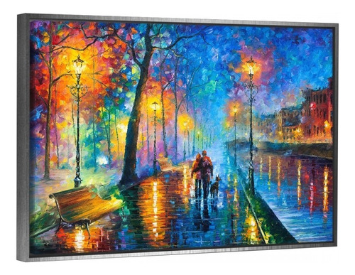 Cuadros Canvas Arte De Leonid Afremov | 90x140 Color Melody Of The Nigth