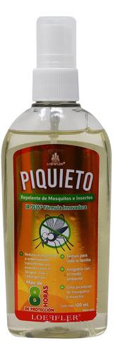 Piquieto, Repelente De Mosquitos E Insectos, 120 Ml