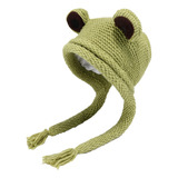 Gorro De Invierno Para Mujer, Gorro De Punto, Gorro De Rana,