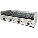 Parrilla A Gas Inoxidable Cook And Food 1.20x60cm