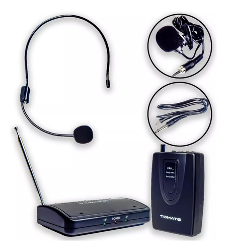 Microfone Profissional Wireless Lapela Headset Sem Fio