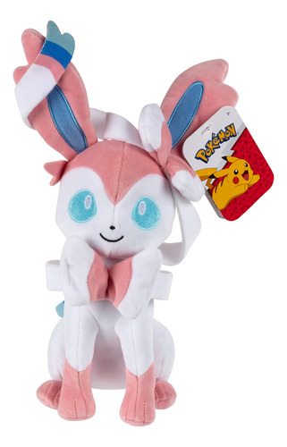 Peluche Pokémon Sylveon De 8 Pulgadas Con Licencia Oficial