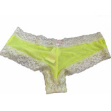 Bombacha Pink Victorias Secret Amarillo Fluo