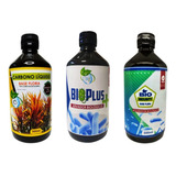 Kit Base Flora Bioplus/bio Security/carbono 500 Ml