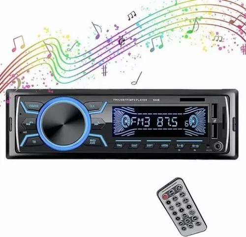 Auto Esteros Mp3 Bluetooth Asistente Voz Carga Rápida Pantal