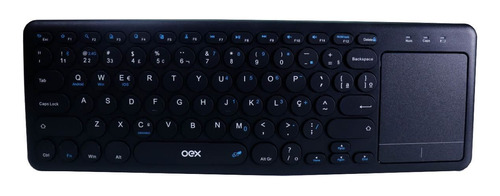 Teclado Sem Fio Slim Oex Tc509 Touch Pad Multimídia Abnt2