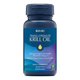 Aceite De Krill De Triple Potencia Gnc, 30 Cápsulas Blandas