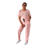 Uniforme Médico Scrub Pijama Quirúrgico Antifluidos P/mujer