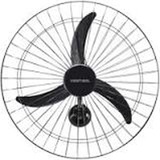 Ventilador Parede Preto 60cm Bivolt Comercial 200w Ventisol