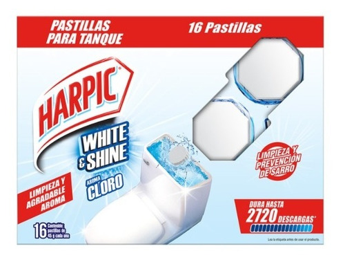 Harpic Power Ultra, Pastillas Desinfectantes 