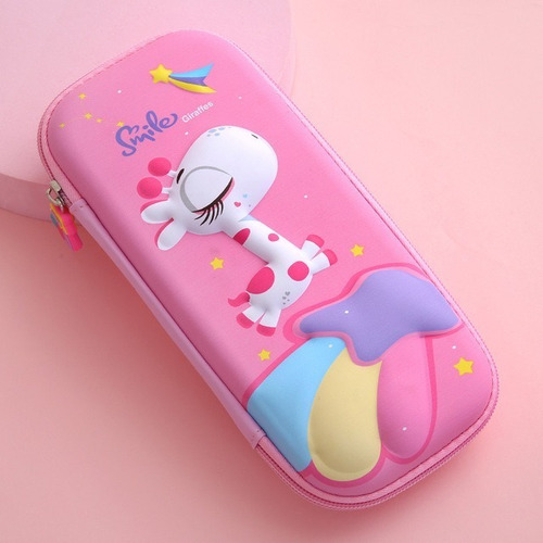 Estuche Escolar Para Lápices Kawaii Modelo 3d Tapa Dura