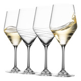 Juego De 4 Copas De Vino Blanco | Elegante Juego De Copas De