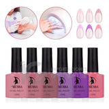 Gama De Gel Semipermanente Mussa® 6 Esmaltes Para Uñas Uv Color Gama Girly