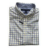 Camisa Tommy Hilfiger Hombre Manga Larga Talla L Cth054