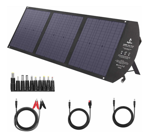 Portable Solar Panels, Bigblue [mppt Technology] 120w Foldab