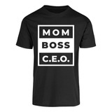 Playera Oversized Mujer- Día De Las Madres- Boss-mom-ceo