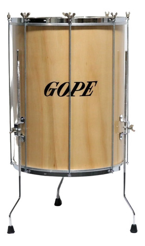 Surdo Gope 18 Pol. 60cm Madeira Com Tripe Bme6018pecr Oferta