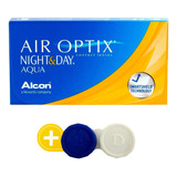 Lente De Contato Air Optix Night & Day Aqua + Estojo