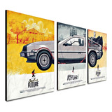 Cuadros Decorativos - Tríptico Back To The Future- Posters