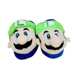 Pantuflas Animadas Pantuflones Luigi Mario Bross Mujer Nene!