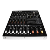 Consola Mesa De Sonido 6 Canales Usb Phantom Tecshow Grey 6 