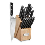 Set De Cuchillos C77tr-15p Negro 15 Piezas-cuisinart