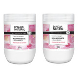 Kit 2 Unid Creme Massagem Rosa Mosqueta 650g Dagua Natural