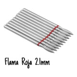 1 Fresa Diamantada Para Manicure ( Flama Roja 2.1mm )