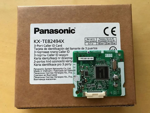 Tarjeta Panasonic Caller Id Para 3 Líneas Kx-te82494x Nueva